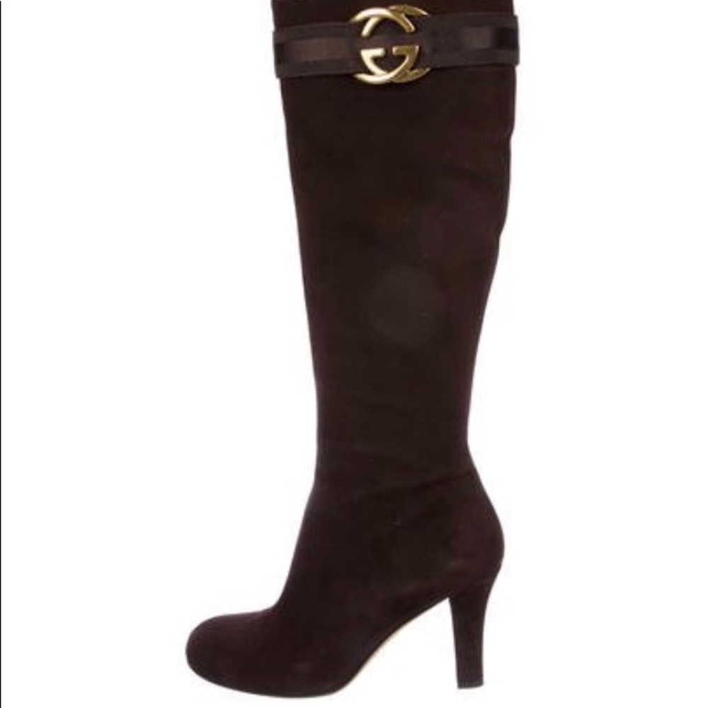 Gucci Suede Knee Boots